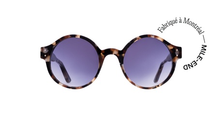 Paire de lunettes de soleil Atelier-78 Mile-end /s couleur havane - Doyle