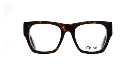 Paire de lunettes de vue Chloe Ch0250o couleur havane - Doyle