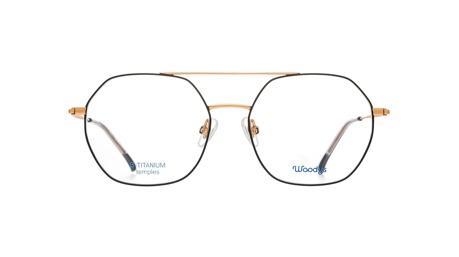 Paire de lunettes de vue Woodys Caslon couleur noir - Doyle