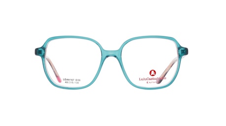 Paire de lunettes de vue Lulu-castagnette Leaa167 couleur bleu - Doyle