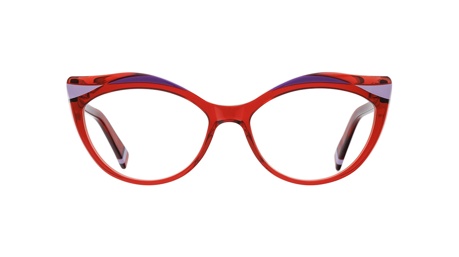 Paire de lunettes de vue Lamarca Fusioni 130 couleur rouge - Doyle