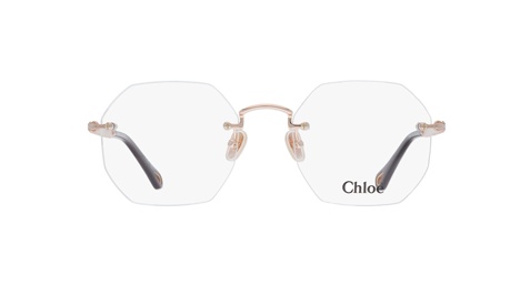 Paire de lunettes de vue Chloe Ch0270o couleur or rose - Doyle