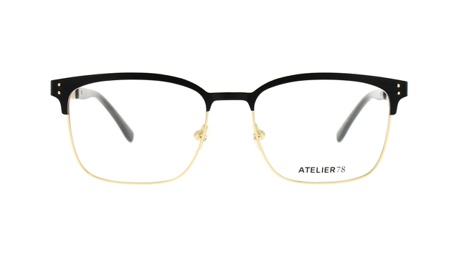 Paire de lunettes de vue Atelier-78 Anvers couleur noir - Doyle