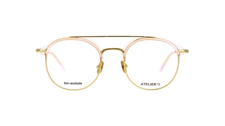 Paire de lunettes de vue Atelier-78 Finca couleur rose - Doyle
