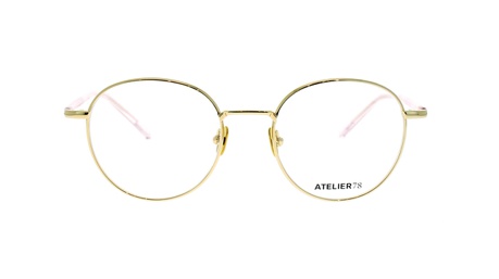 Paire de lunettes de vue Atelier78 Bamboo couleur rose - Doyle