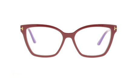 Paire de lunettes de vue Tom-ford Tf5641-b / 2 clips couleur mauve - Doyle