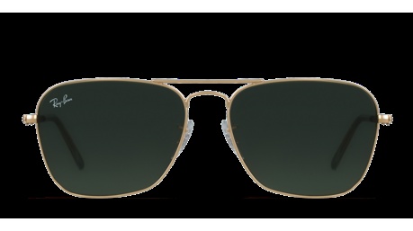 Paire de lunettes de soleil Ray-ban Rb3136 couleur or - Doyle