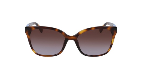 Paire de lunettes de soleil Longchamp Lo657s couleur brun - Doyle