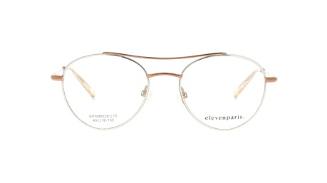 Paire de lunettes de vue Elevenparis Epmm029 couleur bronze - Doyle