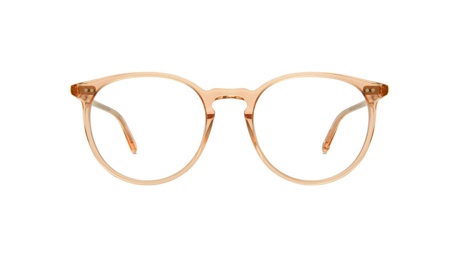 Paire de lunettes de vue Garrett-leight Morningside couleur pêche cristal - Doyle