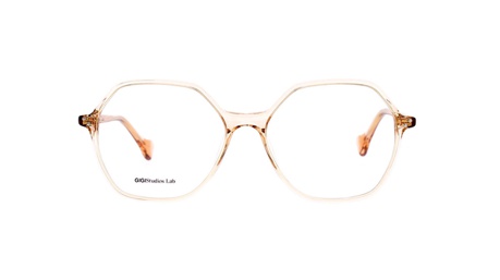 Paire de lunettes de vue Gigi-studios Lyra couleur pêche cristal - Doyle