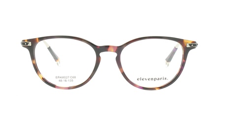 Paire de lunettes de vue Elevenparis Epam027 couleur mauve - Doyle