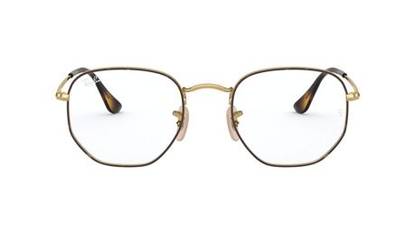 Paire de lunettes de vue Ray-ban Rx6448 couleur bronze - Doyle