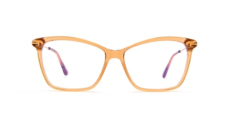 Paire de lunettes de vue Tom-ford Tf5687-b couleur pêche cristal - Doyle