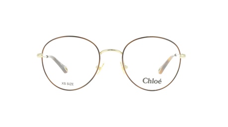 Paire de lunettes de vue Chloe Ch0021o couleur or - Doyle