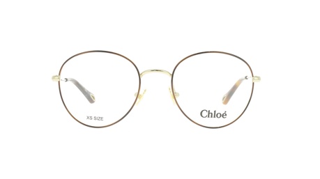 Paire de lunettes de vue Chloe Ch0021o couleur or - Doyle