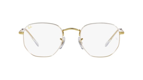 Paire de lunettes de vue Ray-ban Rx6448 couleur blanc - Doyle