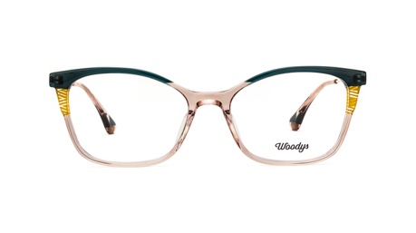 Paire de lunettes de vue Woodys Guava couleur sable - Doyle