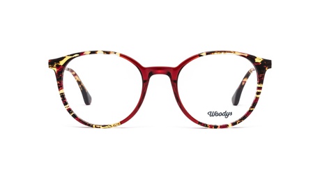 Paire de lunettes de vue Woodys Tamarin couleur rouge - Doyle