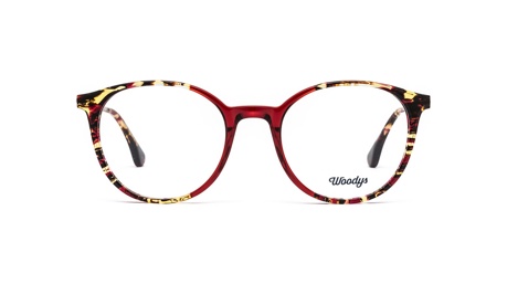 Paire de lunettes de vue Woodys Tamarin couleur rouge - Doyle