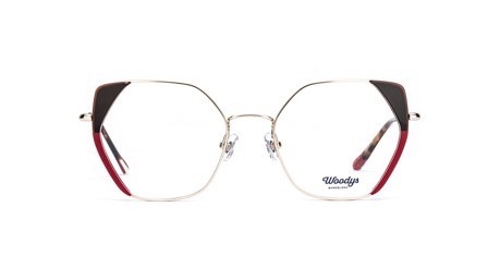 Glasses Woodys Zebra, red colour - Doyle