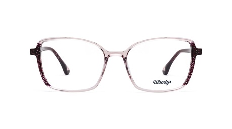 Paire de lunettes de vue Woodys Carrot couleur mauve - Doyle