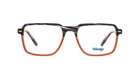 Paire de lunettes de vue Woodys Hobbes couleur orange - Doyle