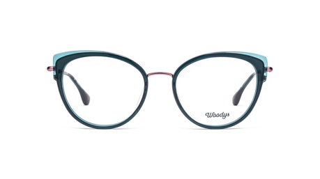 Paire de lunettes de vue Woodys Swan couleur turquoise - Doyle