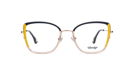 Paire de lunettes de vue Woodys Makaw couleur jaune - Doyle