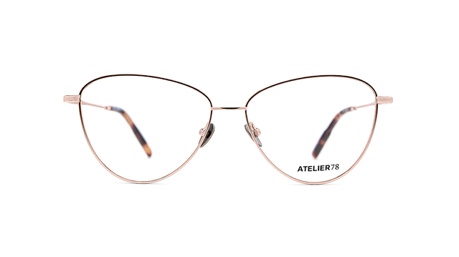 Paire de lunettes de vue Atelier-78 Chloe couleur amaretto - Doyle