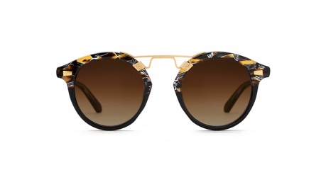 Paire de lunettes de soleil Krewe Stl ii /s couleur brun - Doyle