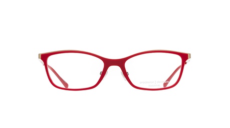 Paire de lunettes de vue Prodesign 3174 couleur rouge - Doyle