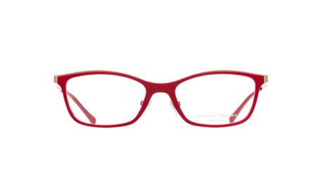 Paire de lunettes de vue Prodesign 3174 couleur rouge - Doyle