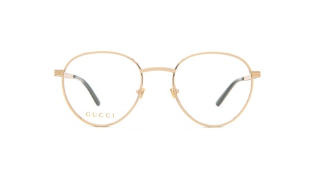 Paire de lunettes de vue Gucci Gg0942o couleur or - Doyle