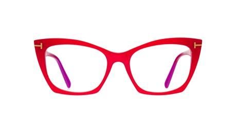Paire de lunettes de vue Tom-ford Tf5709-b couleur rouge - Doyle