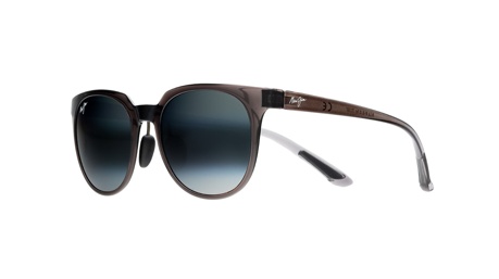 米 Maui Jim Compass MJ 714 17 Silver Frame + Grey Polarized Lens