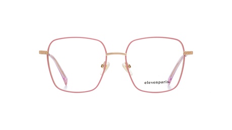 Paire de lunettes de vue Elevenparis Epmm039 couleur rose - Doyle