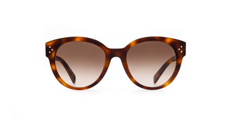 Paire de lunettes de soleil Celine-paris Cl40169i /s couleur havane - Doyle