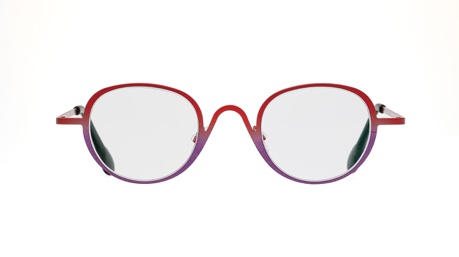 Paire de lunettes de vue Theo-eyewear Plantin couleur rouge - Doyle