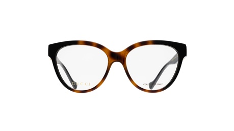 Paire de lunettes de vue Gucci Gg1024o couleur havane - Doyle