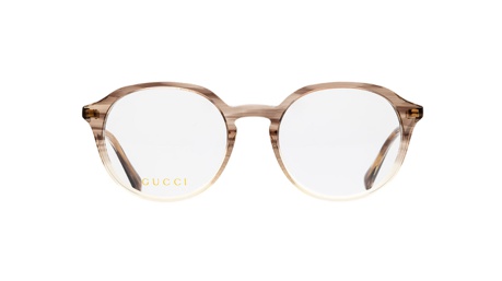 Paire de lunettes de vue Gucci Gg1004o couleur sable - Doyle