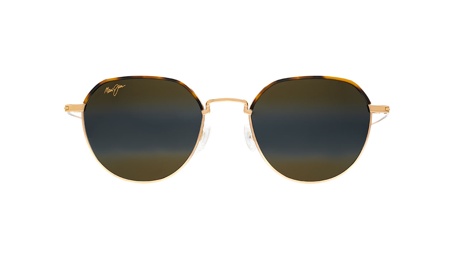 Paire de lunettes de soleil Maui-jim H859 couleur or - Doyle