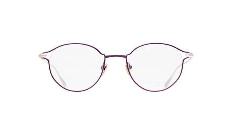 Paire de lunettes de vue Masunaga Juliet couleur mauve - Doyle