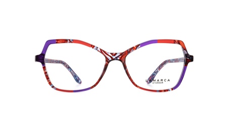 Paire de lunettes de vue Lamarca Mosaico 109 couleur rouge - Doyle