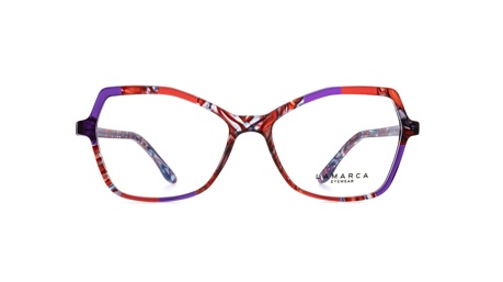 Paire de lunettes de vue Lamarca Mosaico 109 couleur rouge - Doyle