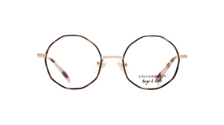 Paire de lunettes de vue Elevenparis-boys-girls Elmm020 couleur havane - Doyle