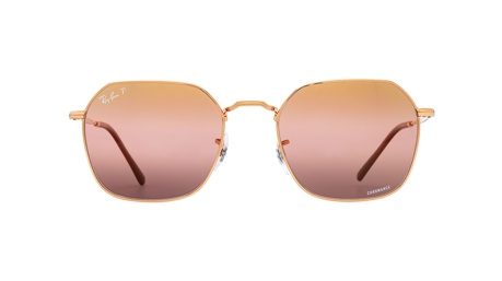 Paire de lunettes de soleil Ray-ban Rb3694 couleur or rose - Doyle