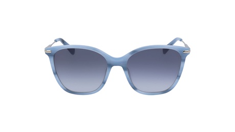 Paire de lunettes de soleil Longchamp Lo660s couleur bleu - Doyle