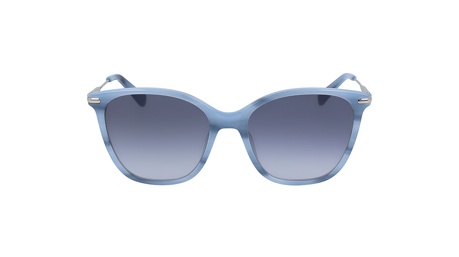 Paire de lunettes de soleil Longchamp Lo660s couleur bleu - Doyle