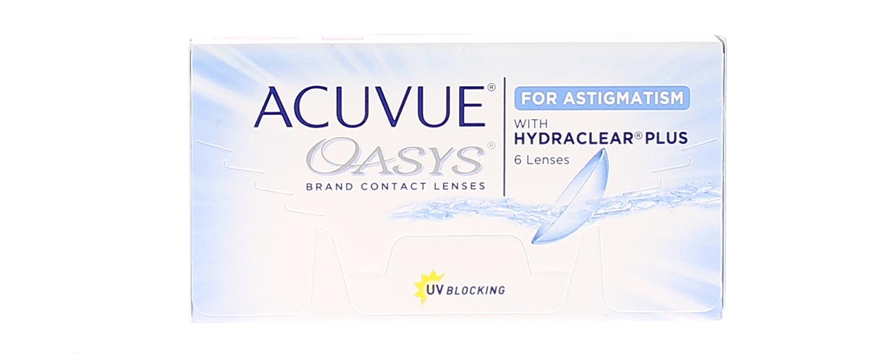 Verres de contact Acuvue oasys for astigmatism - Doyle